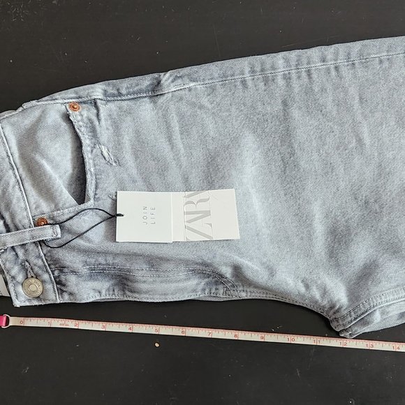 Zara Gray Distressed Women Jeans - Picture 7 of 9